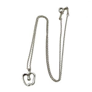 Tiffany & Co. Sterling Silver 925 Apple Necklace